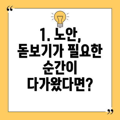 1. 노안, 돋보기가 필요한 순간이 다가왔다면?