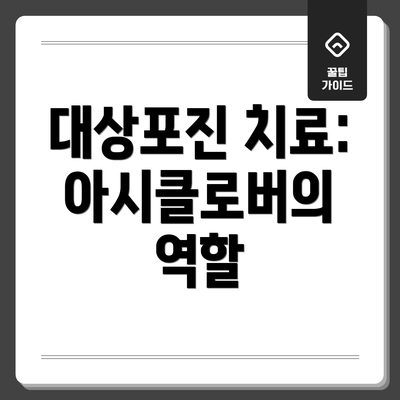 대상포진 치료: 아시클로버의 역할