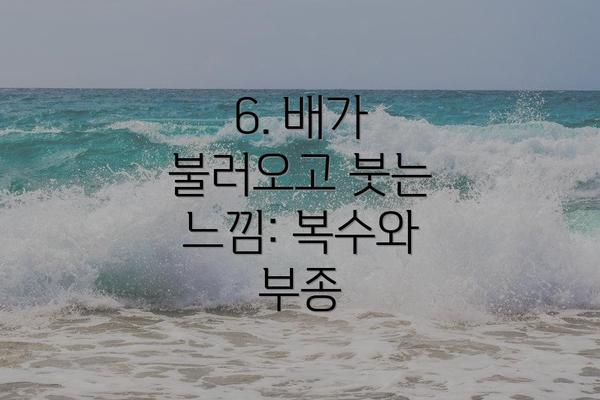 6. 배가 불러오고 붓는 느낌: 복수와 부종