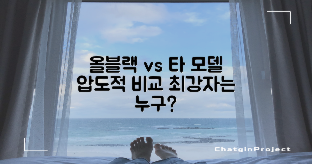 올블랙 vs 타 모델 비교
