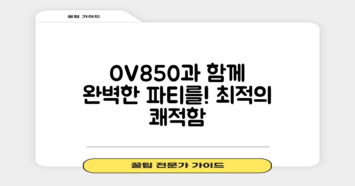 쾌적한 파티, OV850으로 완성