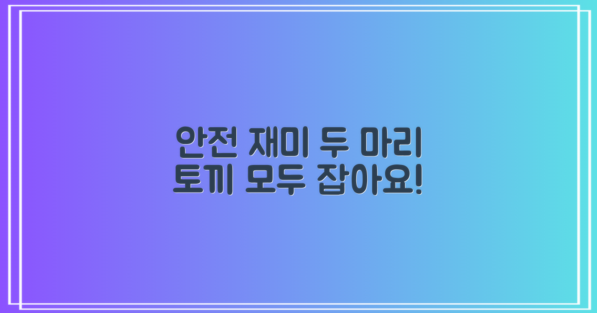 안전과 재미, 두 마리 토끼 잡기