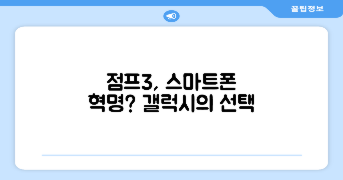 갤럭시 점프3, 스마트폰의 진화?