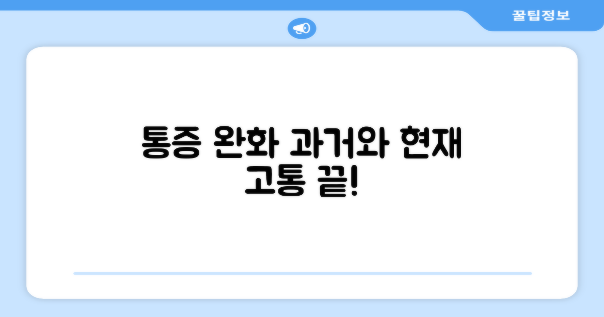 통증 완화: 과거와 현재