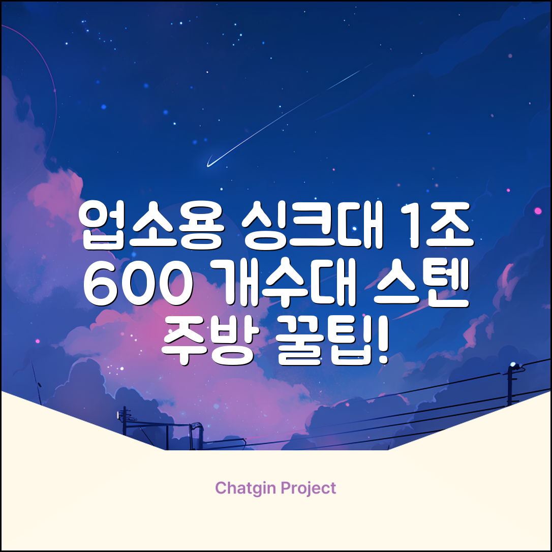 업소용싱크대 1조 600 업소용개수대 스텐싱크대 주방싱크대, 1조 600*600*800 추천 리뷰