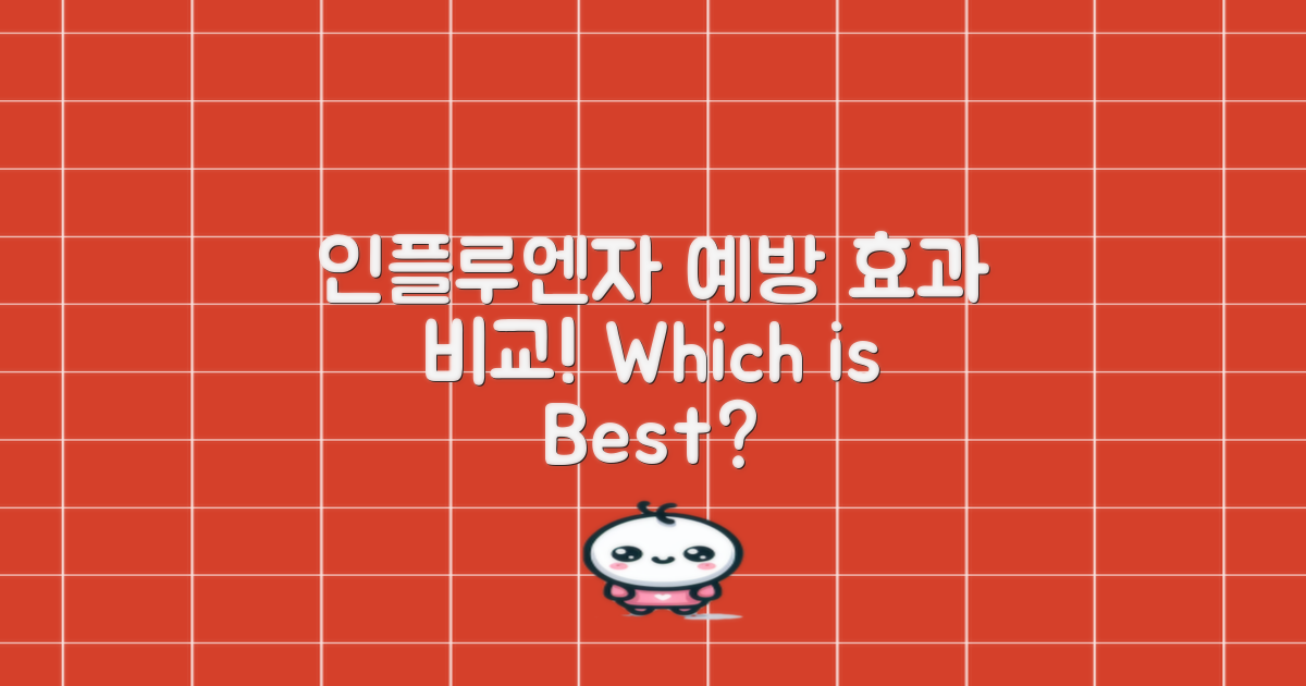 인플루엔자 예방 효과 비교