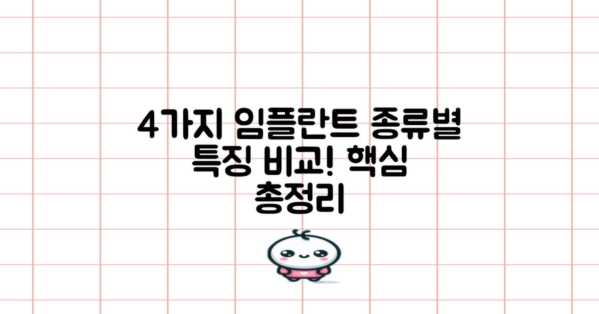 4가지 임플란트 종류